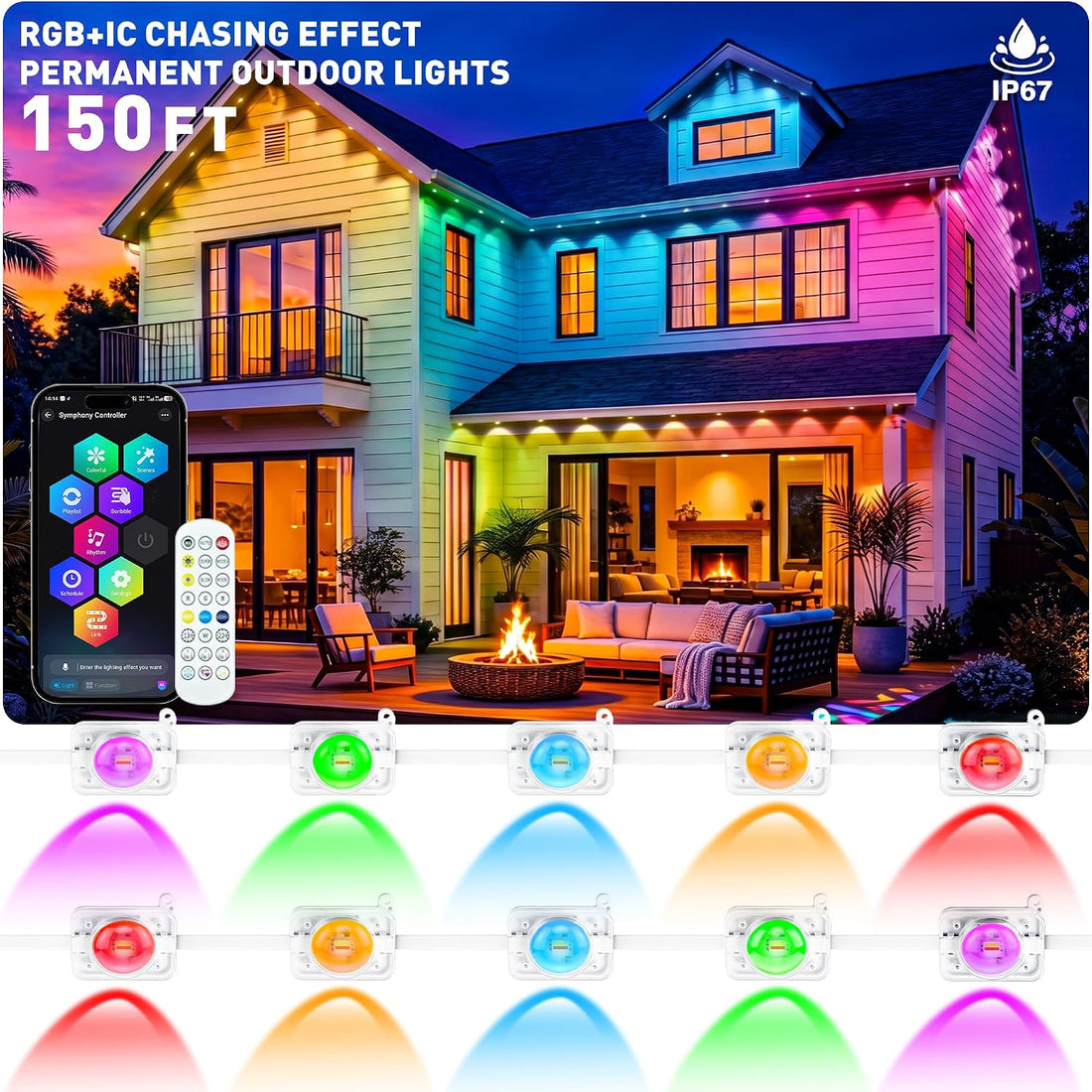 Smart Permanent Outdoor Lights